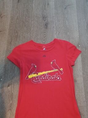 Hanes Red St. Louis Cardinals Graphic Tee